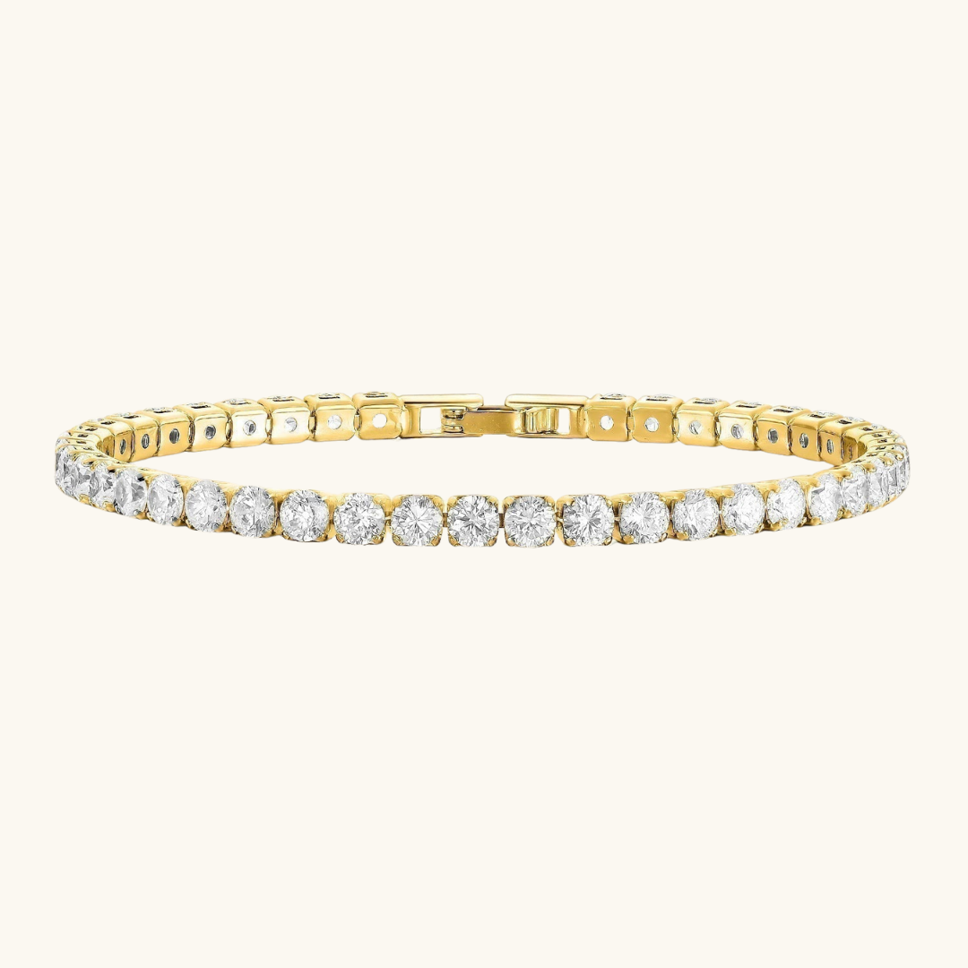 GOLD TENNIS BRACELET