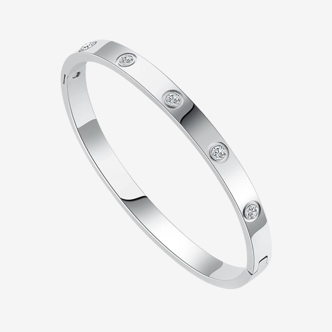 ETERNITY LINK ARMBÅND MED ZIRKONER